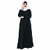 Umbrella cut abaya- Bottle Green